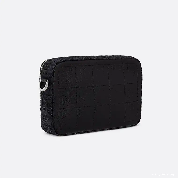 Cheap Motif Safari Oblique Messenger Dior Black Canvas 0502 Hot Sale